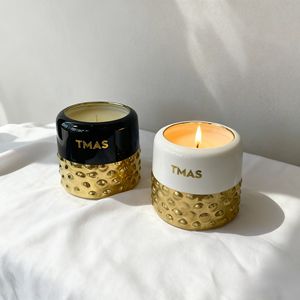 Bougie parfumée <span class=keywords><strong>de</strong></span> luxe aromatique <span class=keywords><strong>à</strong></span> la cire <span class=keywords><strong>de</strong></span> soja contenant <span class=keywords><strong>de</strong></span> <span class=keywords><strong>l</strong></span>'aromathérapie, parfum fort personnalisé pour la décoration <span class=keywords><strong>de</strong></span> la maison, marque privée - Product Image 1