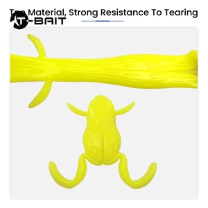 35mm 43mm <span class=keywords><strong>rana</strong></span> esca pesca esche morbide 6 colori bionico flottante Kicking <span class=keywords><strong>rana</strong></span> esche per la pesca d'acqua dolce carpa - Product Image 4