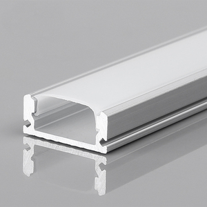 Profilé en Aluminium LED Personnalisé 1M 2M 3M, Encastré 17x7mm pour Bande Lumineuse LED avec Diffuseur Blanc Argent <span class=keywords><strong>Noir</strong></span> - Product Image 6