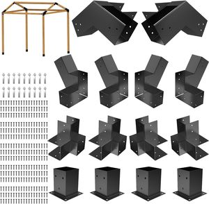 Nhà Sản Xuất Bán Buôn Tùy Chỉnh 3-Cách Góc Pergola Chân Đế - Product Image 2