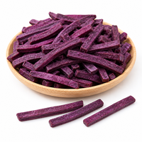 Paarse zoete aardappelchips groothandel bulk hele stukken VF vacuüm gefrituurde snack OEM private label fabriek export winkel