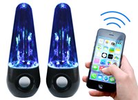 Haut-parleur sans fil portable étanche IPX6 avec lumière LED multimédia dansante