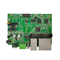 Routeur industriel PCBA YZW800WS MQTT OpenWrt 5 ports Ethernet RJ45 4G LTE Edge Computing Embedded Linux IoT Gateway OEM