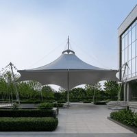 Tente extensible de jardin à installation rapide avec panneaux d'extension modulaires pour les fêtes en plein air