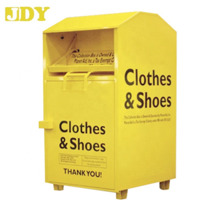 donation bin clothing recycle metal clothing recycling bin for sale
