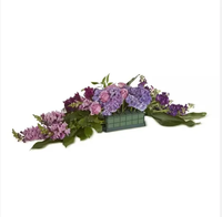 Yiliang Mousse florale fraîche, Cadre de cage mural, Bloc de ponçage pour argile humide, pour la décoration de la Fête des Mères, des événements de remise des diplômes et la résine