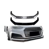 Lèvre de pare-chocs avant monobloc en ABS noir brillant et motif carbone, pièces de modification compatibles avec Audi A5 S5 2017 à 2020