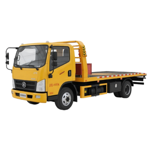 Camión de Remolque de Plataforma Plana Diésel FAW Tiger V 4X2, 110HP, Capacidad de Elevación de 520 kg, Camión Grúa con Carrocería Plana de 4.2 m, Camión <span class=keywords><strong>para</strong></span> Remoción de Obstáculos - Product Image 1