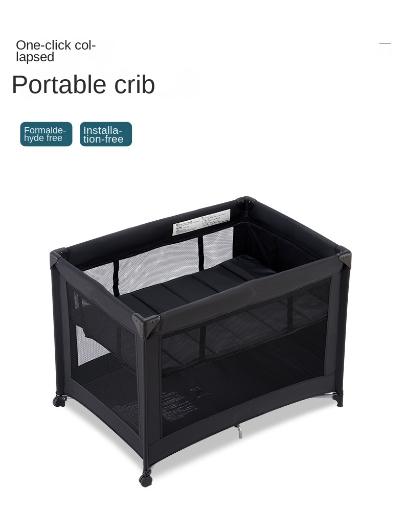 Foreign Trade Export Crib Multi-Function Game Bed Foldable Portable Babies' Bed