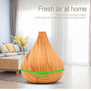 เครื่องเพิ่มความชื้นลายไม้สร้างสรรค์ 0.5 ลิตร เครื่องกระจายกลิ่นน้ำมันหอมระเหยอัลตราโซนิก สำหรับใช้ในบ้านและเชิงพาณิชย์ - Product Image 3