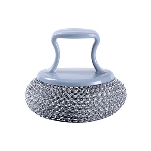 Brosse à pot en acier inoxydable antiadhésive détachable et lavable Sobam avec manche en plastique pour le nettoyage de la cuisine domestique Modèle LC22 - Product Image 2