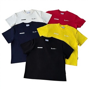 Camiseta Unisex de Cuello Redondo Oversize con Estampado Grande, de Secado Rápido, Tejido de Algodón, Impresión Personalizada, Estilo Urbano, Nueva, Hecha en Vietnam - Product Image 2