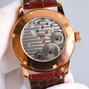 Montre classique True Tourbillon avec incrustation de pierres précieuses colorées, design vintage, chronométrage précis, mouvement résistant aux chocs - Product Image 6