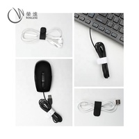 Organisateur de câbles USB en silicone réutilisable, souple, durable, coloré et écologique pour écouteurs 2026