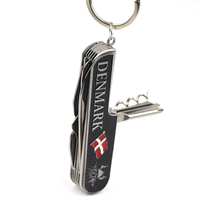 11 en 1 couteaux pliants de poche porte-clés survivre couteau suisse couteau multifonction multi-outils personnalisé