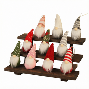 Creative New Faceless <b>Doll</b> Christmas Decoration Supplies Snowflake Knitted Hat Forest Old Man Ornament - Product Image 1