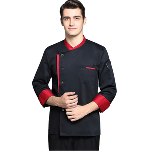 Vêtements de travail pour la restauration : Chemise blanche de cuisine, T-shirt de chef, Uniforme de boulanger, Vêtements de serveur, Veste de cuisinier pour chefs - Product Image 1