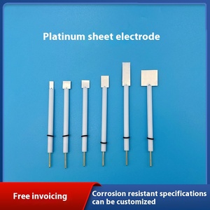 Electrodo de hoja de platino Pt210 <span class=keywords><strong>Laboratorio</strong></span> de alta pureza Electrodo de <span class=keywords><strong>trabajo</strong></span>/<span class=keywords><strong>auxiliar</strong></span> de platino 99,99 Múltiples especificaciones - Product Image 4