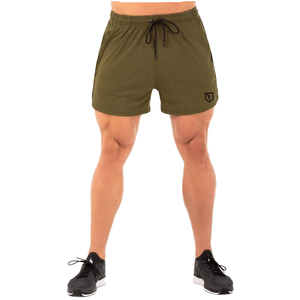 Pantalones Cortos Deportivos de Algodón Ecológico Transpirables de Secado Rápido para Hombre, con Cordón en la Cintura y Bordado, Ideales para el Gimnasio en Verano - Product Image 1