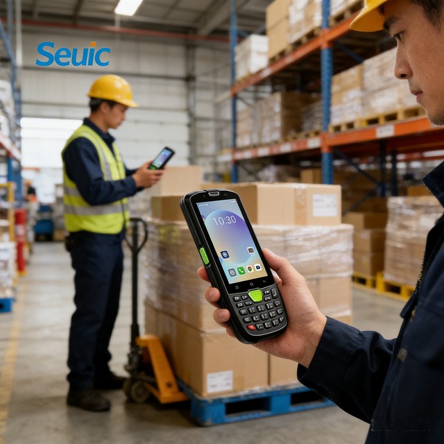 Rugged PDA Android 12 GMS Industrial NFC Mobile Smart Data Terminal 2D Barcode Scanner  with WIFI Blue Tooth