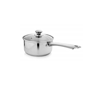 Cacerola Recta de Acero Inoxidable Resistente con Tapa, Compatible con Inducción, Base Gruesa, Asa Ergonómica para Cocinar Diariamente - Product Image 2