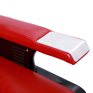 Chaise de coiffure rouge bon marché à vendre, mobilier de salon populaire, fabriqué en Chine, chaise de barbier - Product Image 5