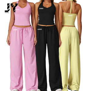 JY-3058 Conjunto Deportivo de 2 Piezas de Alta Calidad para Mujer, <span class=keywords><strong>Ropa</strong></span> para <span class=keywords><strong>Gimnasio</strong></span>, Fitness y Yoga al por Mayor - Product Image 1