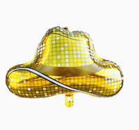 Ballon miroir disco 4D de 22 pouces en gros, ballon en feuille d'hélium rétro années 70 pour décoration de fête d'anniversaire ou de discothèque