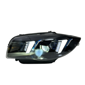 Faros Delanteros LED de Alta Calidad, Nuevos, de 12V, Doble Color, 6000K, para Serie 1 E87 E82 2004-2011 120i 130i 135i, Plug and Play - Product Image 1
