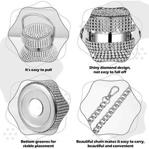 Sparkling Sport Water <b>Bottle</b> Insulated Bling Rhinestone Stainless Steel Thermal <b>Bottle</b> - Product Image 6