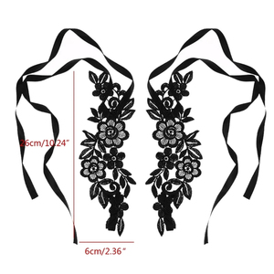 Decoraciones para fiestas, lencería, calcetines de encaje con cordones y diseño calado, accesorios de ropa interior para mujer, cubrepiés ajustado de encaje tentador - Product Image 5