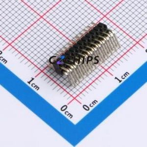 1271WR-2x12P Pin Header Bent Lead Through Hole,P=1.27mm Connector 2x12P 1.27mm Pin Header Right Angle Insert - Product Image 2