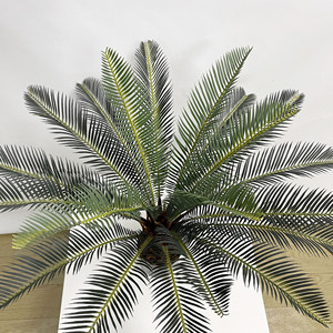 All'ingrosso su larga scala di simulazione verde pianta di ferro albero singolo ramo di cocco artificiale foglia di cocco decorazione interna <span class=keywords><strong>palma</strong></span> - Product Image 3