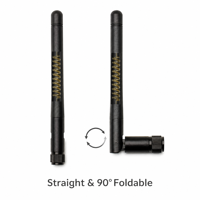 Antena Rubber Duck 2.4G 3dBi/5dBi dengan Kabel Konektor IPEX / U.FL Generasi Pertama untuk Modul Nirkabel ESP32-S3 ESP32 ESP8266