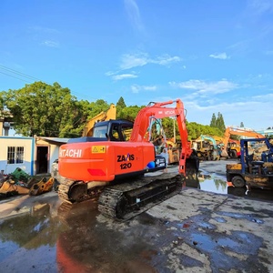 รถขุด ZX120 HITACHI มือสองพร้อมแผ่นรองรางอเนกประสงค์ส่วนประกอบหลักได้แก่มอเตอร์กระปุกเกียร์ปั๊มเกียร์ปั๊มเกียร์แบริ่ง - Product Image 1