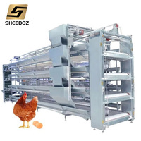 Équipement d'élevage avicole galvanisé pour poules pondeuses, cages à poules, équipements d'élevage de poulets, cages à volailles, poules