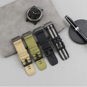 Correa de Nailon Tschick para Reloj Deportivo <span class=keywords><strong>Garmin</strong></span> Fenix <span class=keywords><strong>7</strong></span> 6X 6 <span class=keywords><strong>Pro</strong></span> 5X 5 3HR, Correa para <span class=keywords><strong>Garmin</strong></span> de 22 mm y 26 mm, Accesorios para Pulsera - Product Image 4