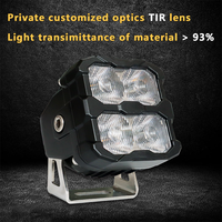 Luces Antiniebla LED de Alta Luminosidad para Parachoques de Carretera, 4x4, Luz Blanca Fría, Aluminio de Aviación de Alta Calidad, Haz Combinado, para Camiones, Acero Inoxidable