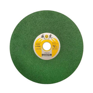 Disco de corte de resina verde Wei Hu de 400x32 mm para pulido de acero inoxidable, rueda abrasiva - Product Image 1
