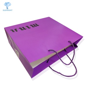 China Custom Purple Perfume <b>Tissue</b> <b>Paper</b> Bag Making - Product Image 5