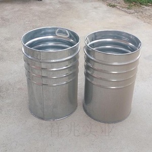 Galvanized steel inner liner for outdoor trash cans and fruit peel <b>bins</b>; galvanized iron sheet <b>square</b> <b>bins</b> for recycling; round - Product Image 3