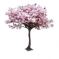 Dekorativer Künstlicher Kirschblütenbaum für Hochzeiten - Hochwertige Glasfaser Seidenblumen 250cm Höhe Luxuriöser Stil für Innen/Außen