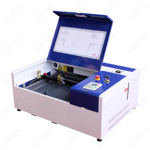 Mini 4040 Co2 Laser Cutting Engraving Machine 60W 50W for Wood MDF Stone Rubber Stamp Crystal Engraving <strong>by</strong> Ruida - Product Image 6