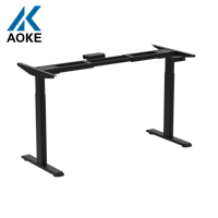 Table de bureau modulaire en promotion, cadre de levage électrique réglable en hauteur, design moderne, bureau de jeu/bureau assis-debout mural en fer