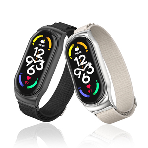 Mijobs CS <span class=keywords><strong>Alpine</strong></span> Nylon Watch Band <span class=keywords><strong>Correa</strong></span> Pulseras <span class=keywords><strong>Correa</strong></span> de fijación para Xiaomi Band 3 4 5 6 7 Accesorios - Product Image 5