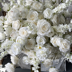 IFG - <span class=keywords><strong>Arreglos</strong></span> <span class=keywords><strong>de</strong></span> Bolas <span class=keywords><strong>de</strong></span> Flores Decorativas Grandes <span class=keywords><strong>de</strong></span> Color Marfil <span class=keywords><strong>de</strong></span> 90 cm <span class=keywords><strong>de</strong></span> Diámetro, Diseño Nuevo - Product Image 6
