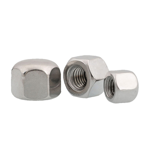 Tuercas Hexagonales de Cabeza Baja M3 M4 M5 M6 de Acero Inoxidable SS SUS AISI ANSI 304 316 316L A2 A4 70 80, Tuerca de Cabeza Hexagonal Abombada DIN917 - Product Image 4