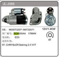 Nouveau démarreur OEM de haute qualité 5034555AA pour Jeep Compass Patriot pour Caliber Journey 2.0L 2.4L 12V CW 8T