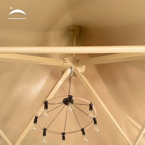 Tente de glamping en acier galvanisé, type <span class=keywords><strong>tipi</strong></span> indien, yurt, pour la restauration et le camping - Product Image 6