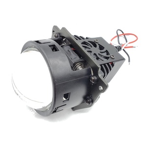 スーパーパワー45WLEDヘッドライト変換キット3インチ高低ハイロービームダブルプロフェッショナルバージョンバイレッドプロジェクターレンズ - Product Image 5